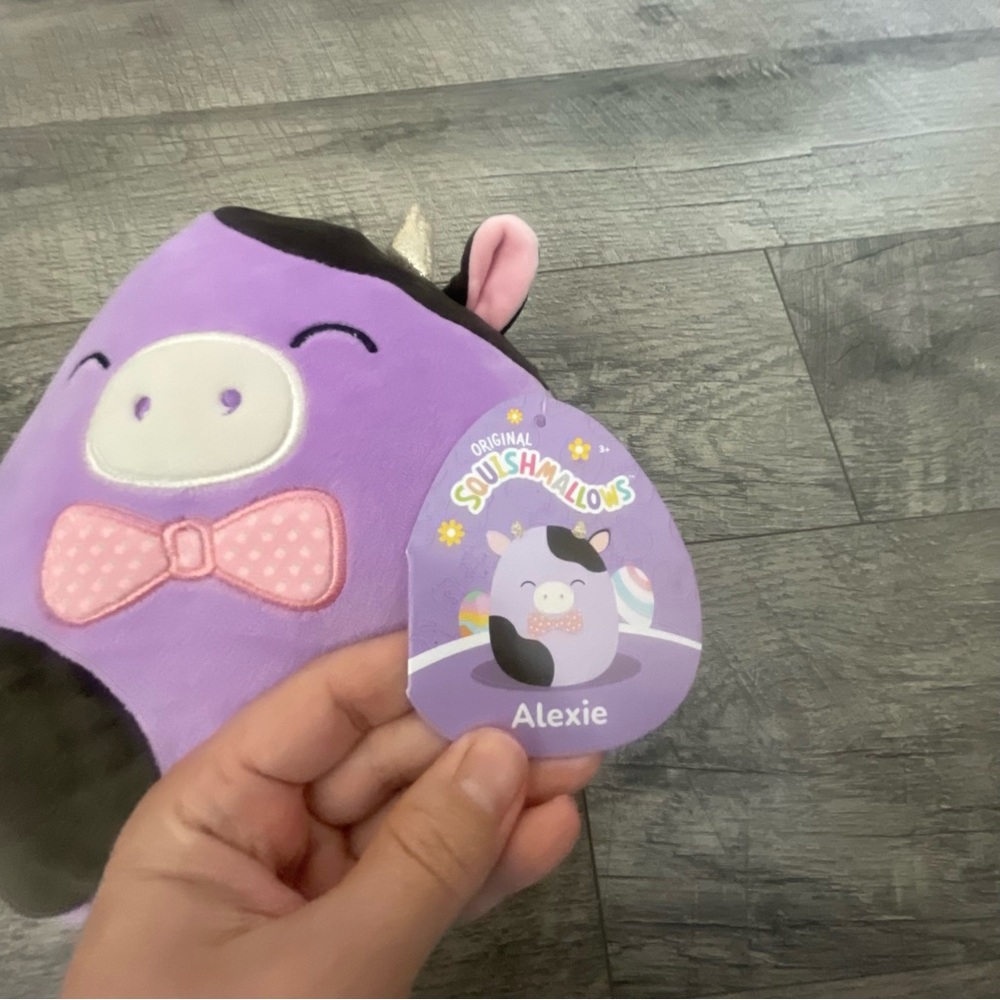 Squishmallows Fan Favorites 8 Inch Plush | Alexie The Purple Cow